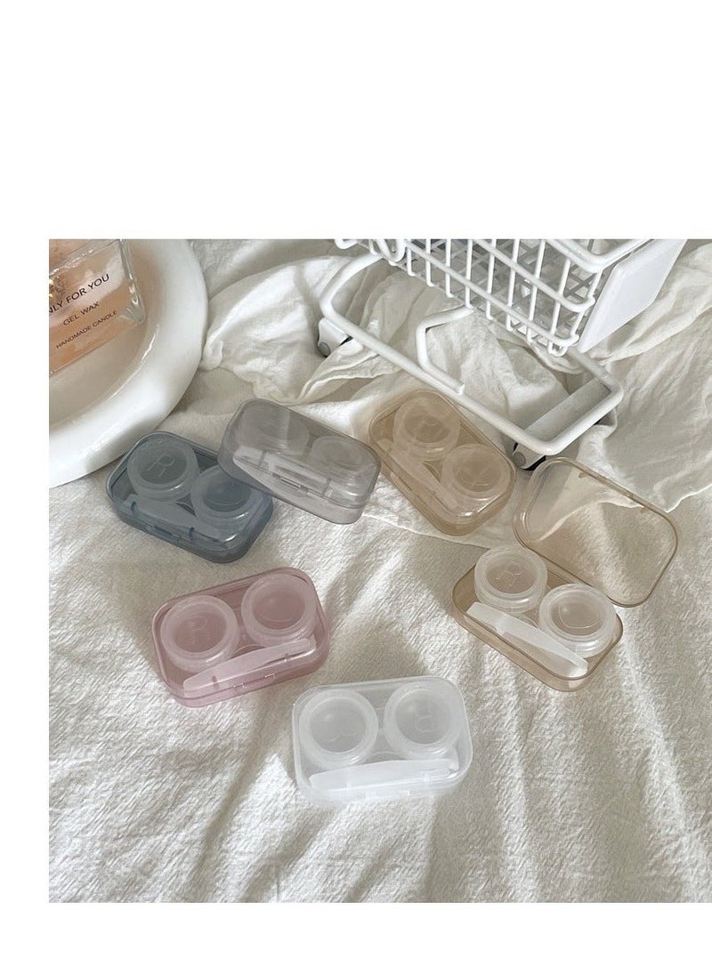 5 Pack Contact Lens Cases, Cute Easy Carry Container for Travel  Home Vision Care Kit - Image 4